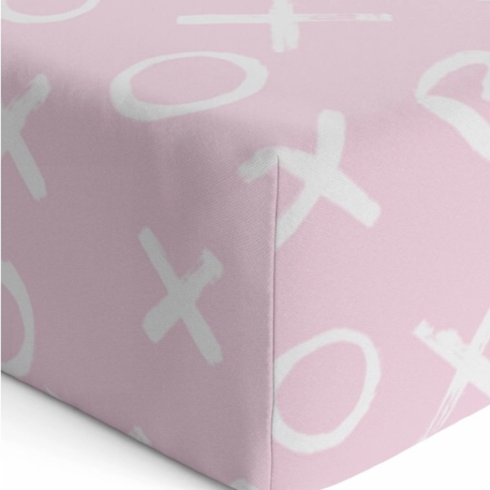 Kushies flannel pink 🤍XO fitted crib sheet